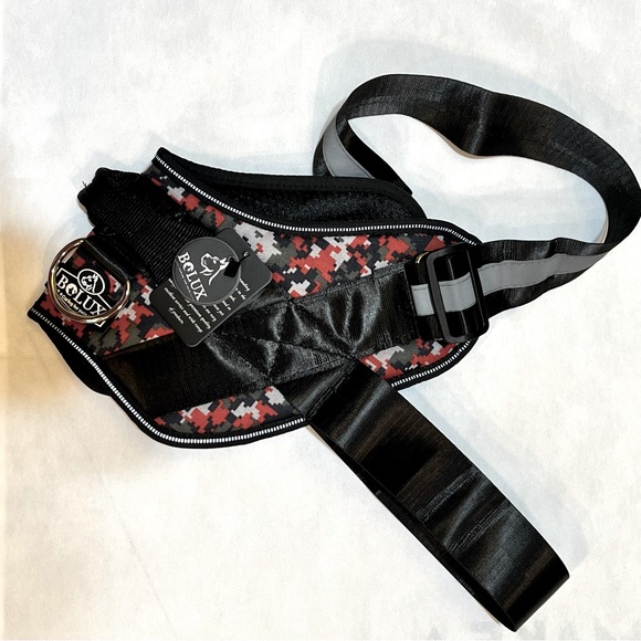 Bolux Dog Harness, No-Pull Reflective Vest, Breathable Adj- w/Handle-Sz XL - Picture 3 of 8